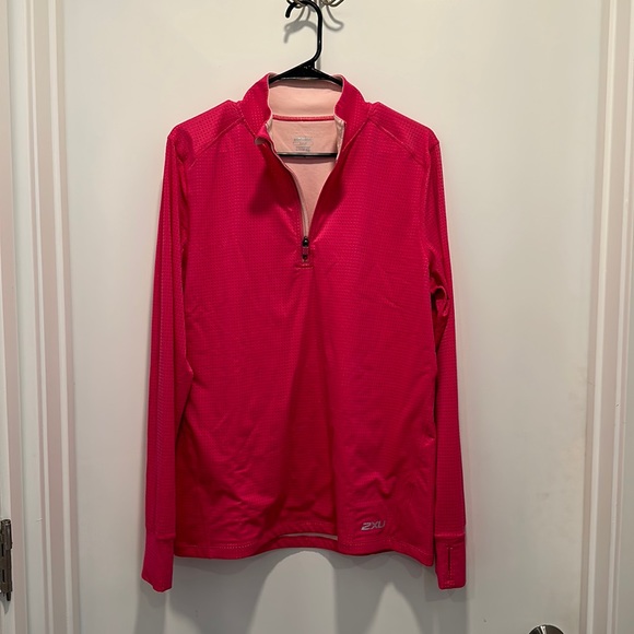 2xu XL pink quarter zip pull over - Picture 1 of 6